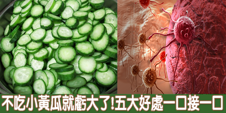 不吃「小黃瓜」就虧大！低熱量、高水量，「5大好處」幫助對抗「癌變」｜每日健康Health
