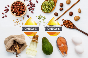 原來這些食物裡都是Omega-6，難怪吃了關節退化、肥肉纏身！一張圖看懂 Omega-3、Omega-6正確吃法