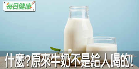 喝「牛奶」引發過敏、心臟病？毒理學博士：不是給人喝的