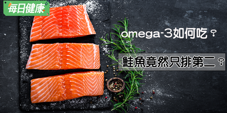Omega-3要從哪裡吃？鮭魚竟然只排「第二名」