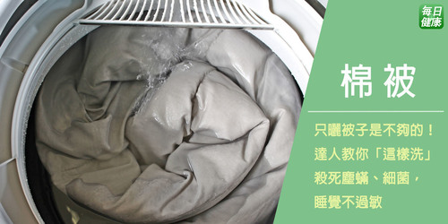 曬棉被根本沒用？洗衣達人教你3招消滅塵蟎、細菌，睡覺不過敏