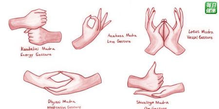 彈指神功！超簡易的「5個手印瑜珈」舒緩胃疾、預防心臟病　