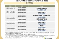 衛生局公布最新「台北足跡」