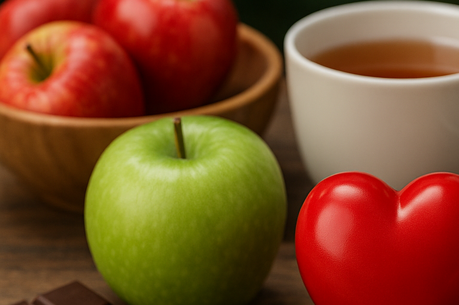日常飲食中這成分能降血壓！專家：巧克力、茶、蘋果都含有