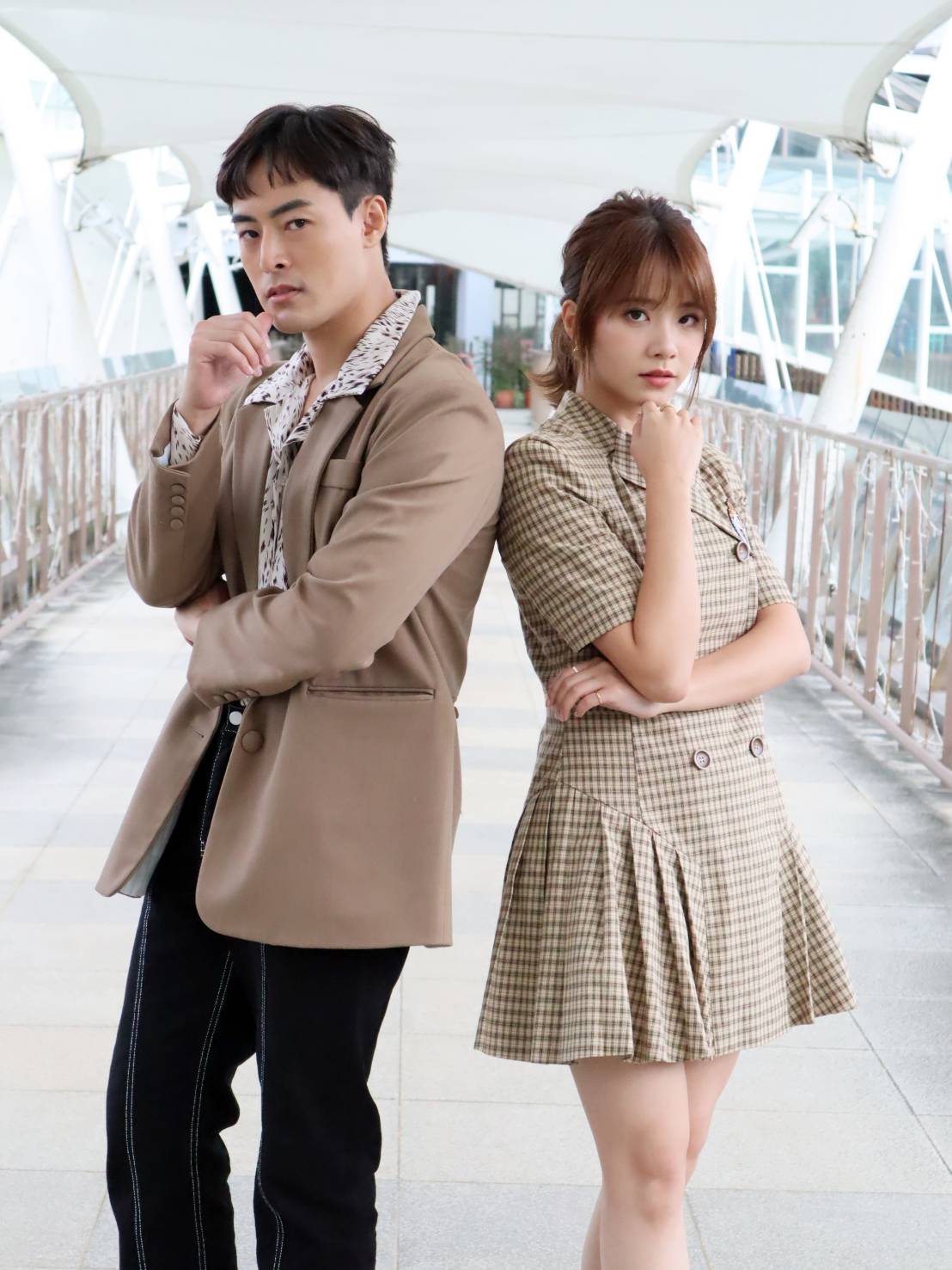 ▲ 《台灣X檔案》有大量的武打戲,王上菲、朱宇謀為戲練武術、健身。