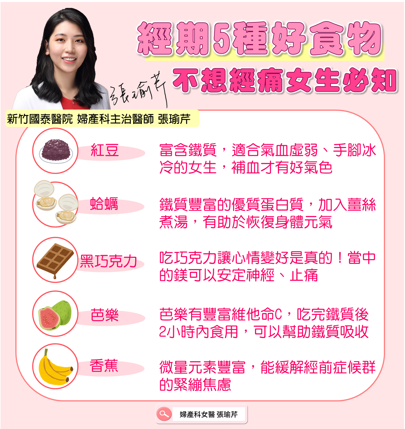 圖/翻攝自 美麗而剽悍 婦產科女醫 新竹東區 張瑜芹醫師 臉書